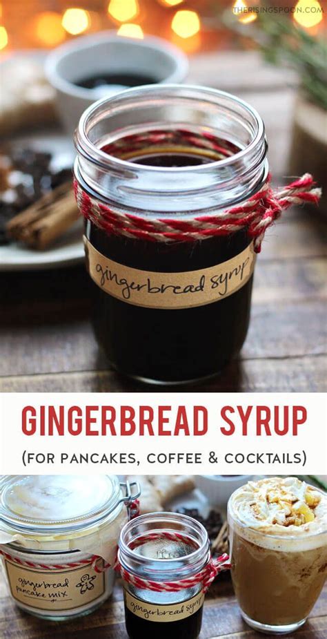 Gingerbread Syrup Recipe Gingerbread Syrup Sweet And Spicy Syrup