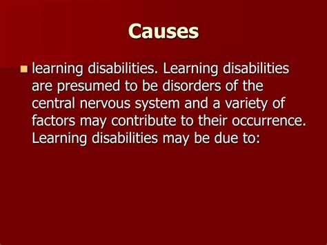 Ppt Specific Learning Disabilities Powerpoint Presentation Free