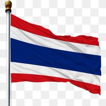 Thailand Flag Clipart PNG Images, Thailand Flag Png, Flagpole With Flag ...