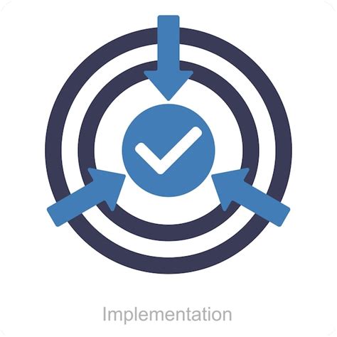 Concepto De Icono De Implementaci N Y Evaluaci N Vector Premium