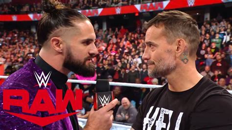 Seth Rollins Confronta A Cm Punk Raw 18 De Diciembre 2023 Wwe En