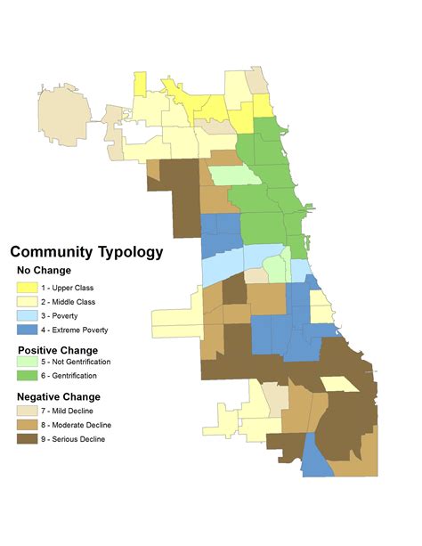 Gentrification Index Portrays Chicago Neighborhoods 1970 2010 Uic Today