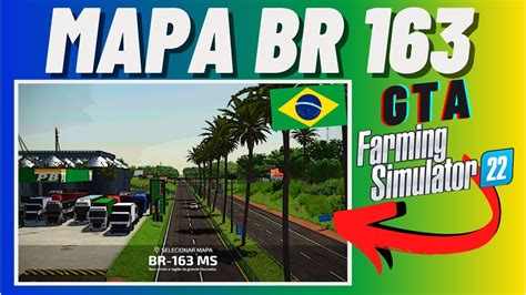 Mapa Brasileiro BR 163 Mato Grosso Do Sul Muito Real Para PlayStation