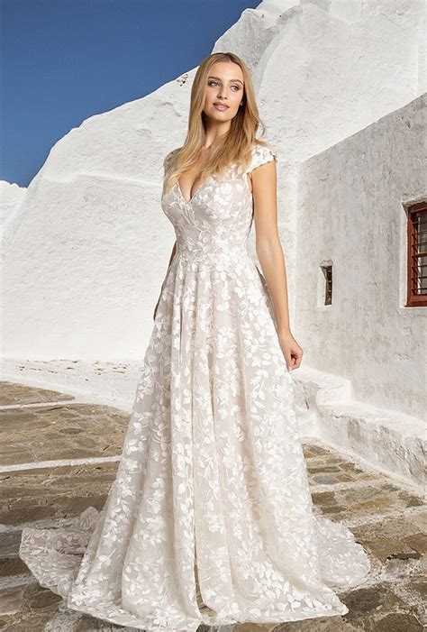 White Rose Wedding Dress Collection - Vivienne Stella Bridal Gallery