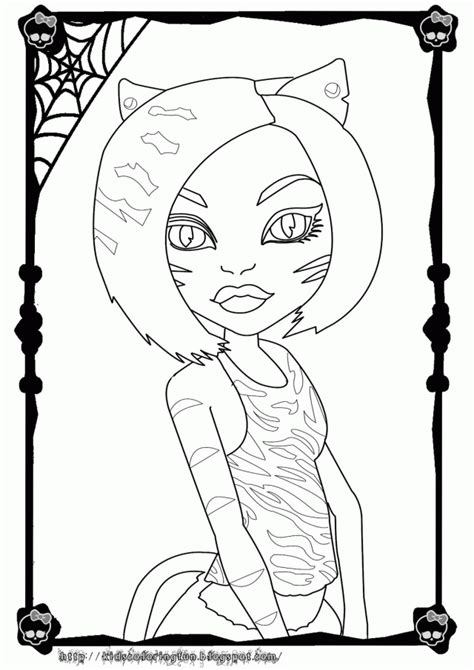 Monster High Coloring Pages Lagoona Blue Clip Art Library 22344 Hot