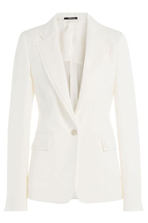 Pin By Fashionwoman21 Smith On Wearable Luxe Crepe Blazer Blazer Fashion White Blazer