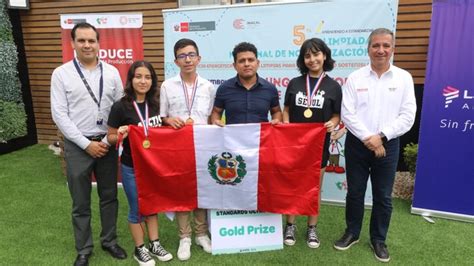 Destacados Escolares Peruanos Regresan Con Medalla De Oro De La