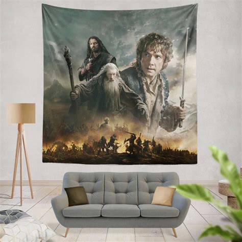 The Hobbit The Battle Of The Five Armies Fantasy Movie Wall Hanging