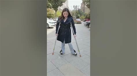 Lovely Polio Shortleg Woman Youtube