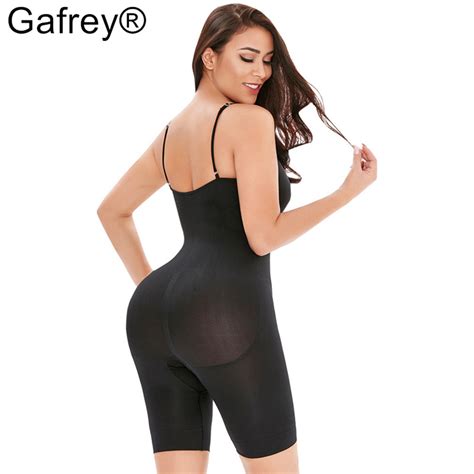 Gafrey Bodysuit Shapewear Mulher Modelador De Corpo Inteiro Controle De