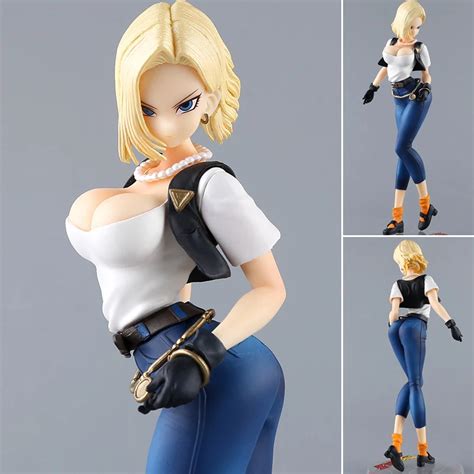 20cm Dragon Ball Z Android 18 Lazuli Sexy Anime Action Figure S S H