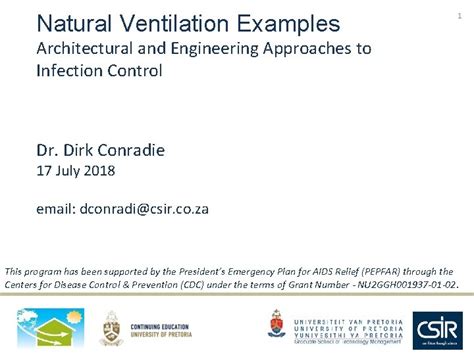 Natural Ventilation Examples 1 Architectural and Engineering Approaches