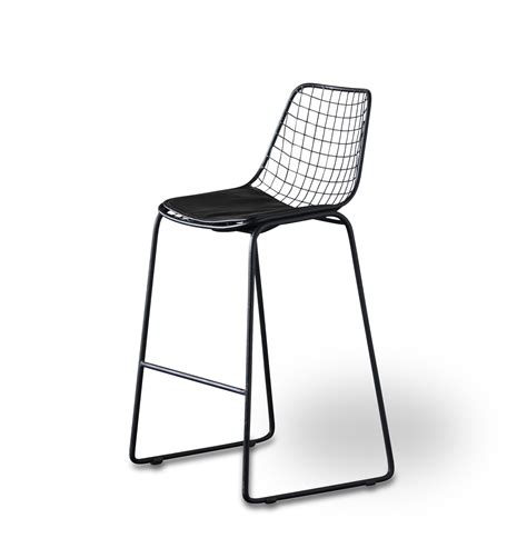 Contemporary Wire Stool In Black £14999 Uk Wire Bar