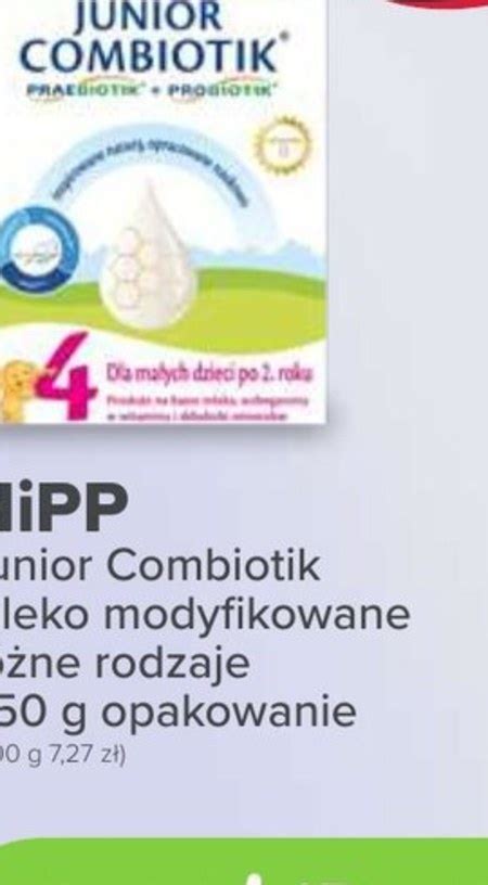 HiPP Junior Combiotik 4 Mleko Dla Dzieci Po 2 Roku 550 G Promocja Dr