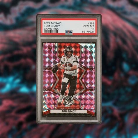 Tom Brady Mosaic Pink Camo Psa Price Guide Sports Card