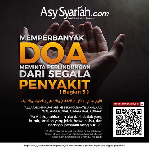 Memperbanyak Doa Meminta Perlindungan Allah Dari Segala Penyakit