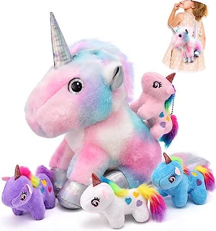 Tacobear Peluche Licorne Jouet Pour Fille Peluche Maman Licorne Avec