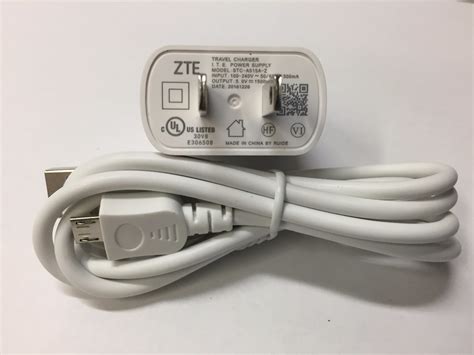 Cargador Zte Original Blanco Oem Sin Empaque Stc A515a Z 189 00 En