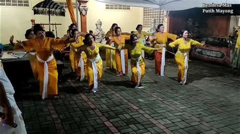 Tari Rejang Renteng Bendesa Mas Putih Mayong Desa Bubunan Youtube