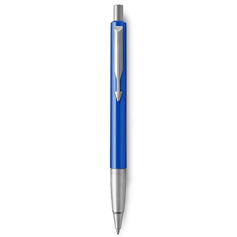 PARKER VECTOR BALLPOINT PEN – BLUE CHROME TRIM - Bigfoot Ads