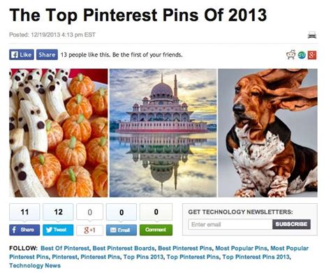 Best Pinterest Pins Of 2013 (With images) | Pinterest marketing ...