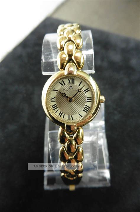 Maurice Lacroix Gold Dau Hau Damenuhr Luxus Klassisch Uhr Quarz Watch