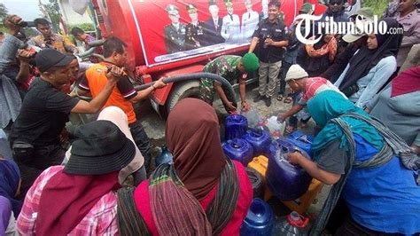 Upaya BPBD Klaten Hadapi Krisis Air Bersih Yang Meluas Bantuan Terus