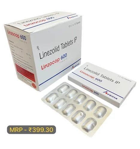 Linezolid Tablets 600 Mg Packaging Size 1x10 At 3993 Box In New