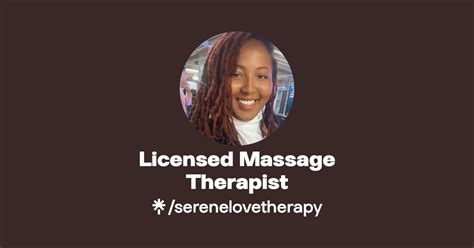 Licensed Massage Therapist Instagram Facebook Tiktok Linktree