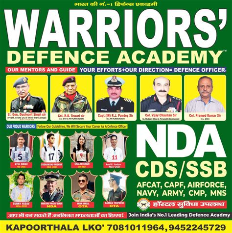 Top Nda Coaching In India Best Nda Coaching In India Warriors