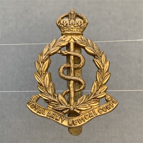 British Royal Army Medical Cap Badge Insignia Ww2 Militarybadgesnl