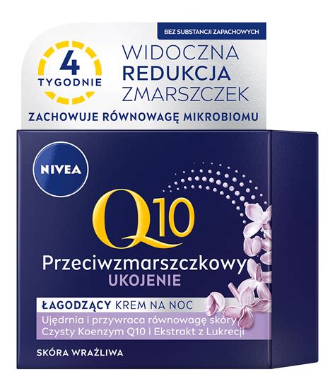 Q10 Ukojenie Przeciwzmarszczkowy Łagodzący krem NIVEA