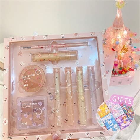 Flortte Gel Ia Batom Sombra Set Floria Primeiro Beijo S Rie Amor Lip