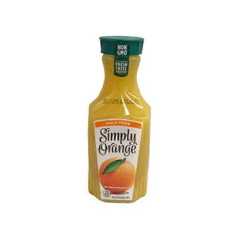 Simply Pulp Free Orange Juice 52 Fl Oz Instacart