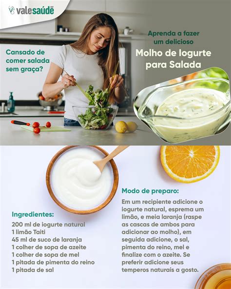 Aprenda A Fazer Um Delicioso Molho De Iogurte Para Salada