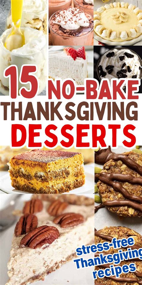 15 No Bake Thanksgiving Desserts For A Stress Free Feast Day