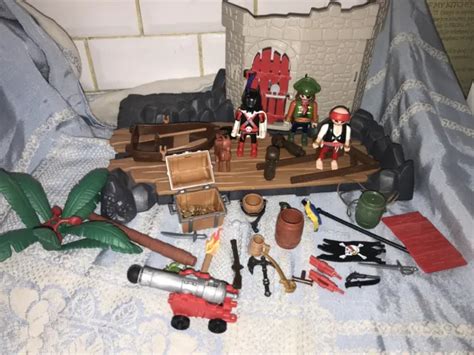 PLAYMOBIL 6146 PIRATE Fort Super Set Complete EUR 22 57 PicClick FR