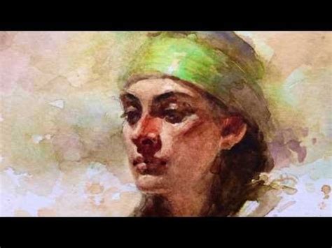 Zimou Tan Art Watercolor Portrait Painting Demo Youtube