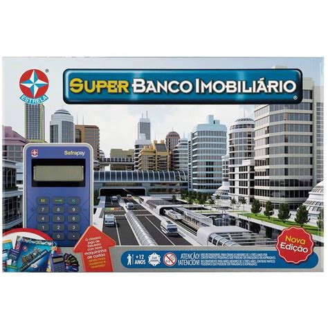 Jogo Super Banco Imobiliário Estrela Jogos de Tabuleiro Magazine