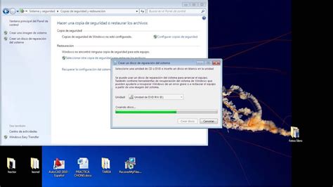 Como Crear Un Disco De Recuperacion Del Sistema Youtube