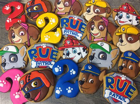 Paw Patrol Birthday Party Sugar Cookies — The Iced Sugar Cookie