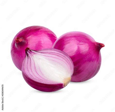 Fresh Red Onion Isolated On Transparent Background Png Stock Photo