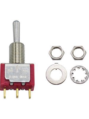 RND 210 00448 RND Components Miniature Toggle Switch ON OFF ON 400 MA