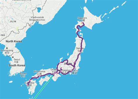 Wanderlust #3: Train Trip Across Japan – yellow and red