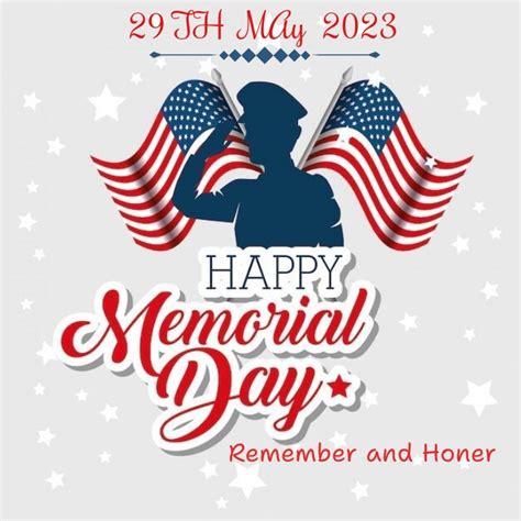 Happy Memorial Day 2023 Template Postermywall