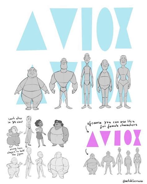 Mitch Leeuwe On Instagram Drawing Different Body Types Love To Think