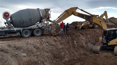 Allen Avanza La Obra De La Red De Desag Es Cloacales Del Barrio El