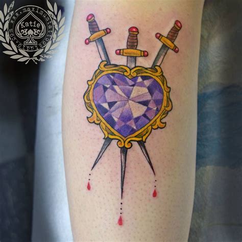 Three Of Swords With Images Tarot Tattoo Sword Tattoo Heart Tattoo