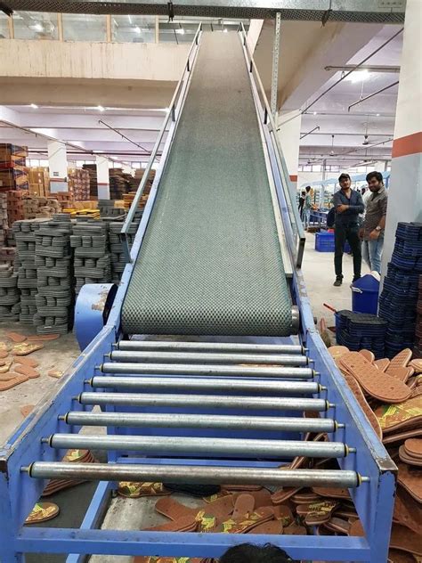 Stainless Steel Loading Roller Belt Conveyor Capacity Kg Per Feet