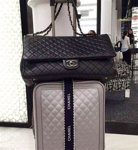 Pin By Georgina Simmons On Chanel Inspiration Chanel Luggage Bags